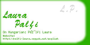 laura palfi business card